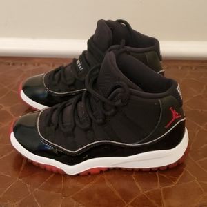 Air Jordan Bred 11's Toddler Size 13c